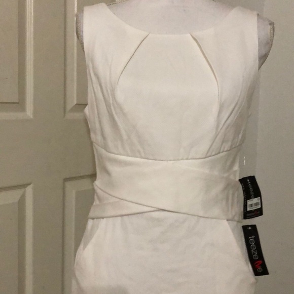 Teeze Me Juniors Mesh Flared Dress - Picture 3 of 4